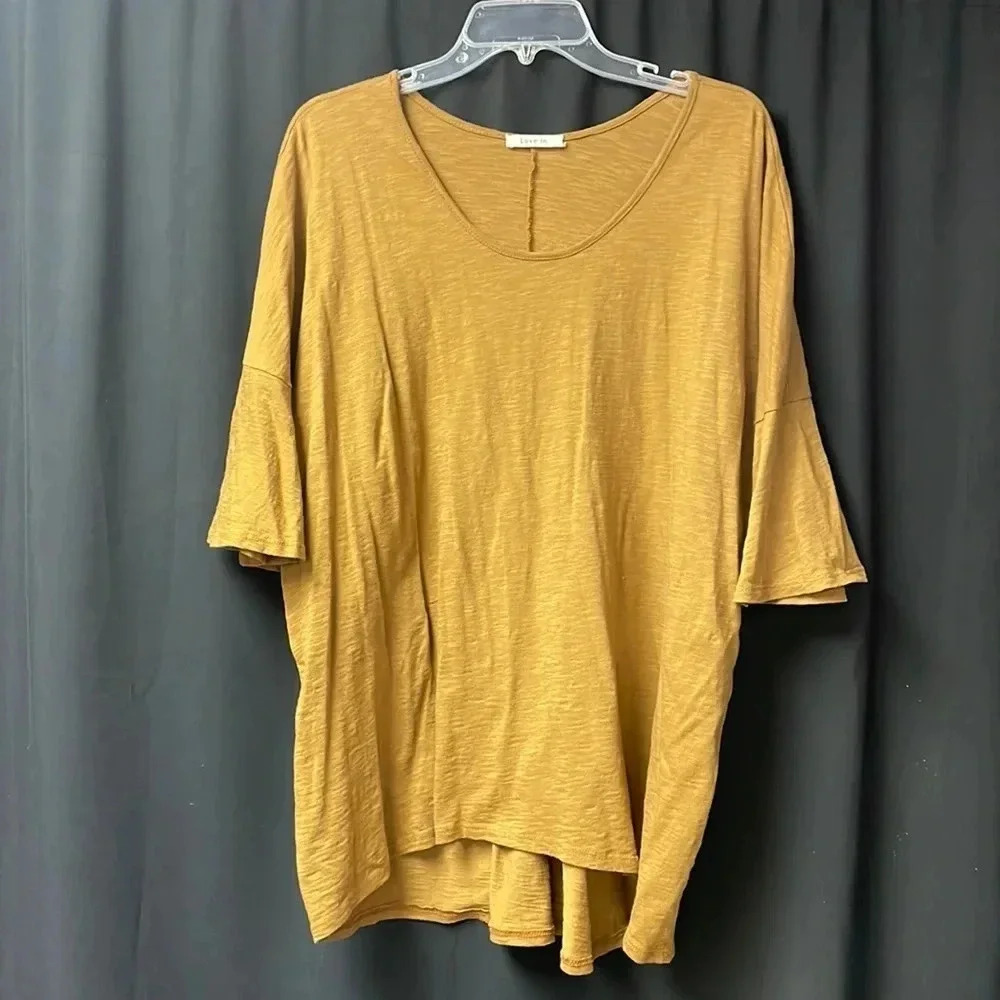 Mustard Oversized‎ Top S
